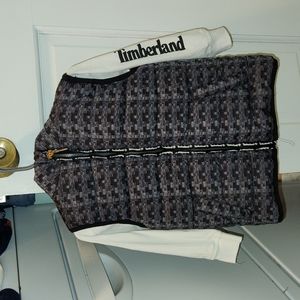 Boys Gray/Black Timberland vest